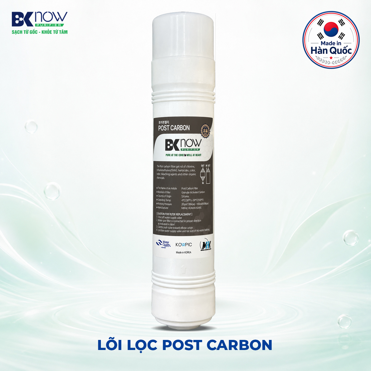 Lõi lọc Post Carbon Hàn Quốc