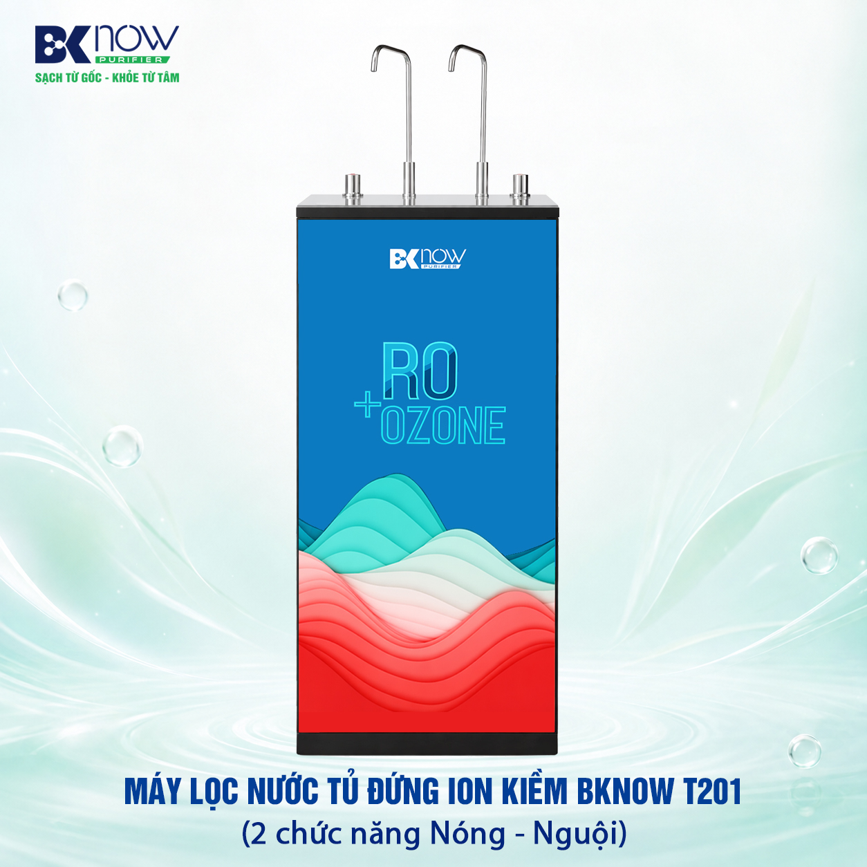 Máy lọc nước tủ đứng Ion Kiềm BKNOW T201