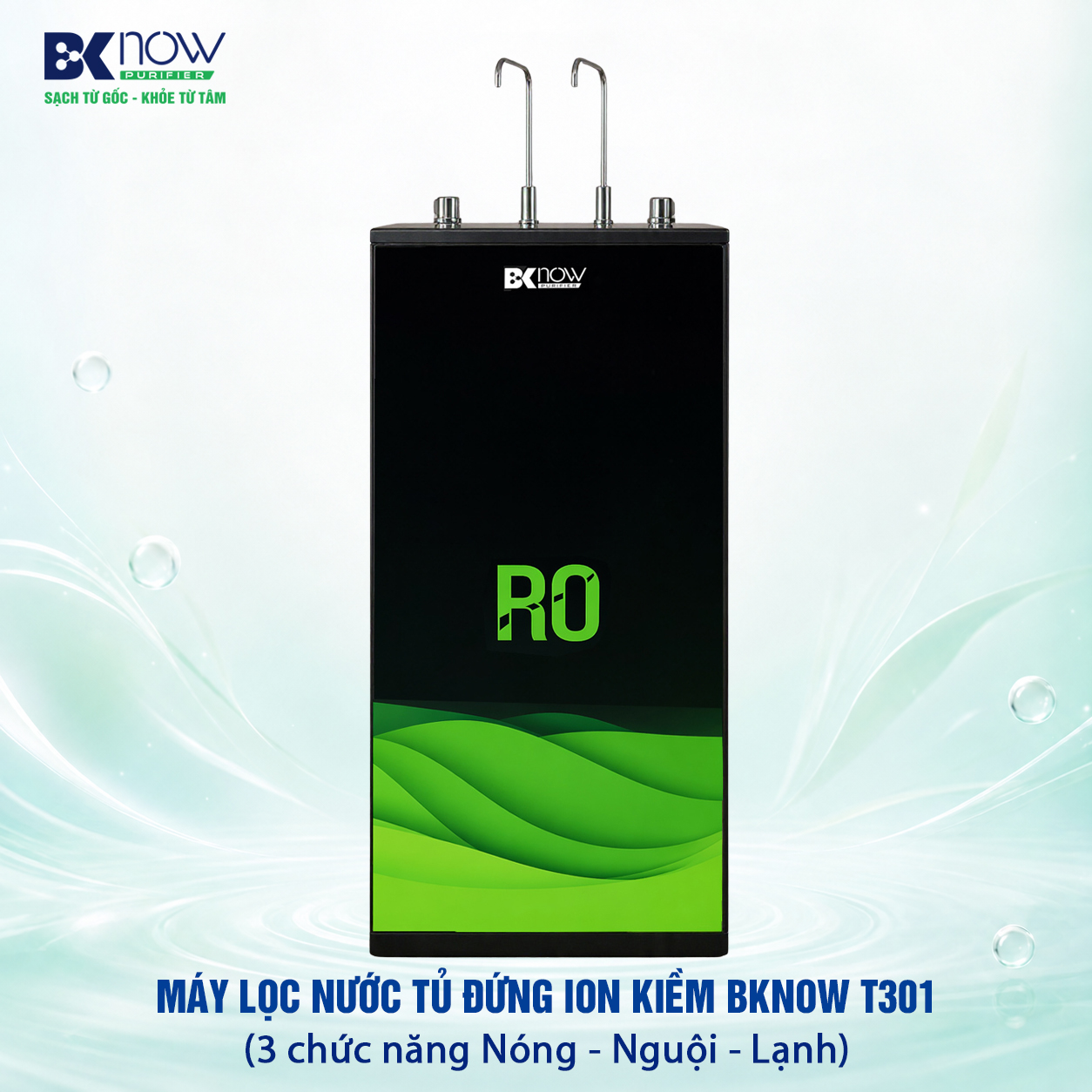 Máy lọc nước tủ đứng Ion Kiềm BKNOW T301